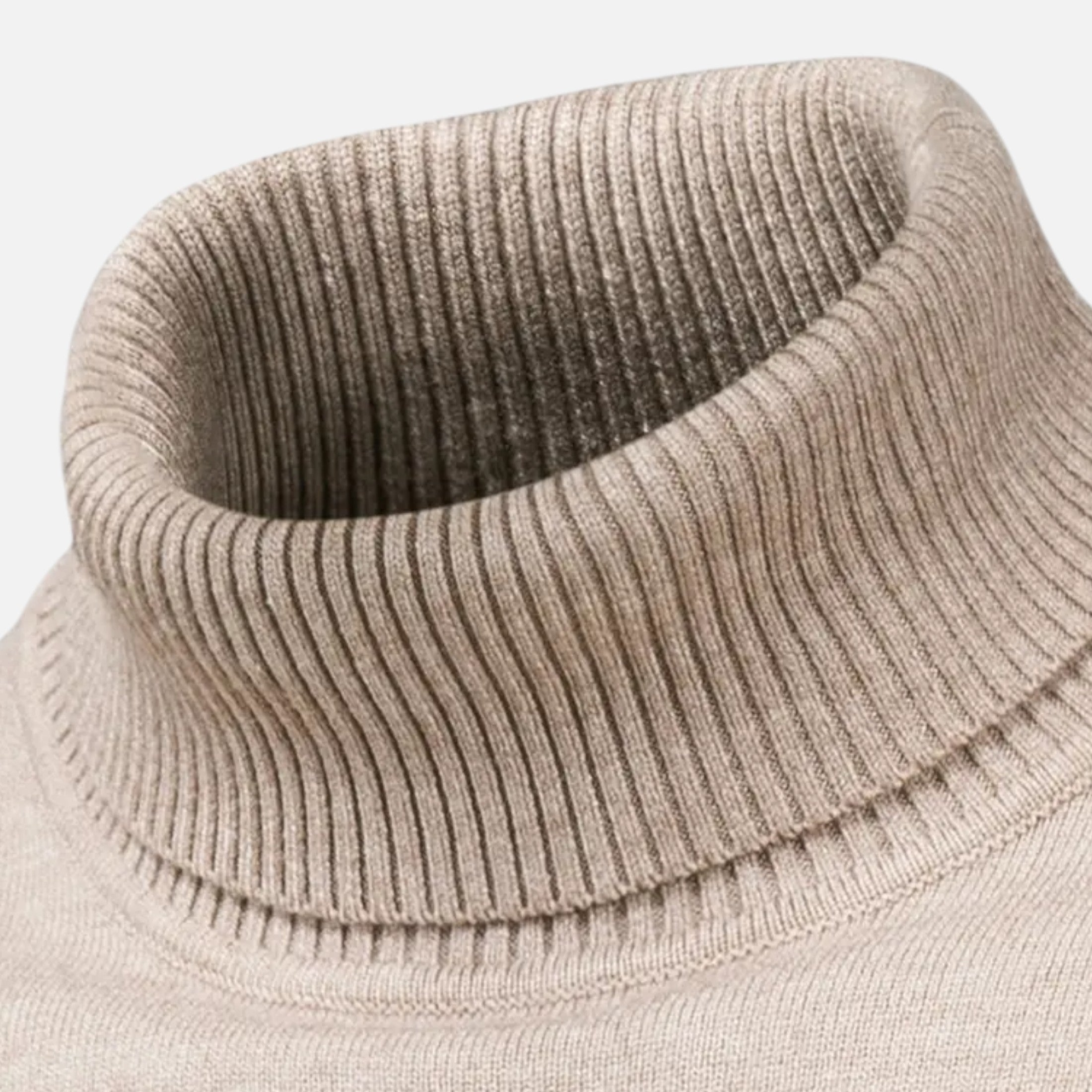 Suéter de cuello alto – Tejido de punto suave – Estilo invernal atemporal 3