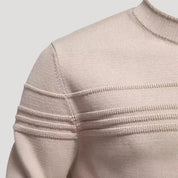 Suéter de punto de cuello redondo para hombre – Detalle texturizado – Look informal y elegante 7
