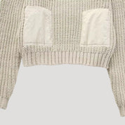 Suéter de punto grueso, cuello vuelto y bolsillo acogedor 6