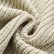 Suéter de punto grueso, cuello vuelto y bolsillo acogedor 8