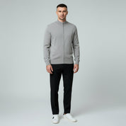 Suéter tipo cárdigan elegante y ajustado para hombre 1