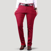 Vaqueros chinos – Corte ajustado – Casual elegante en tono arena 2
