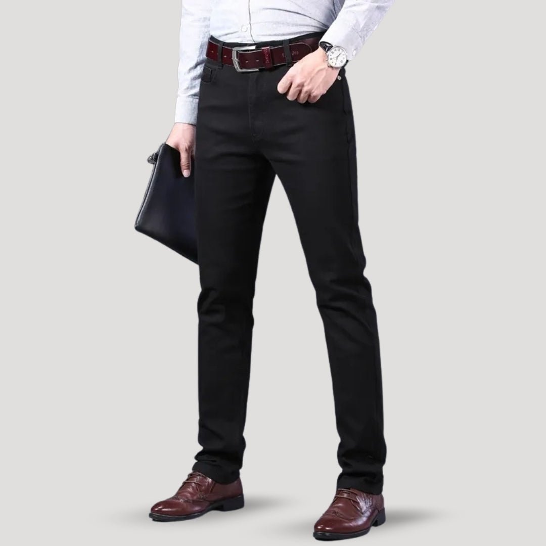 Vaqueros chinos – Corte ajustado – Casual elegante en tono arena 3