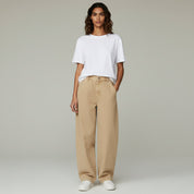 Vaqueros de pierna ancha con cintura elástica: ajuste cómodo para el día a día 1