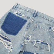 Vaqueros rectos – Denim lavado – Estilo minimalista para el día a día 3