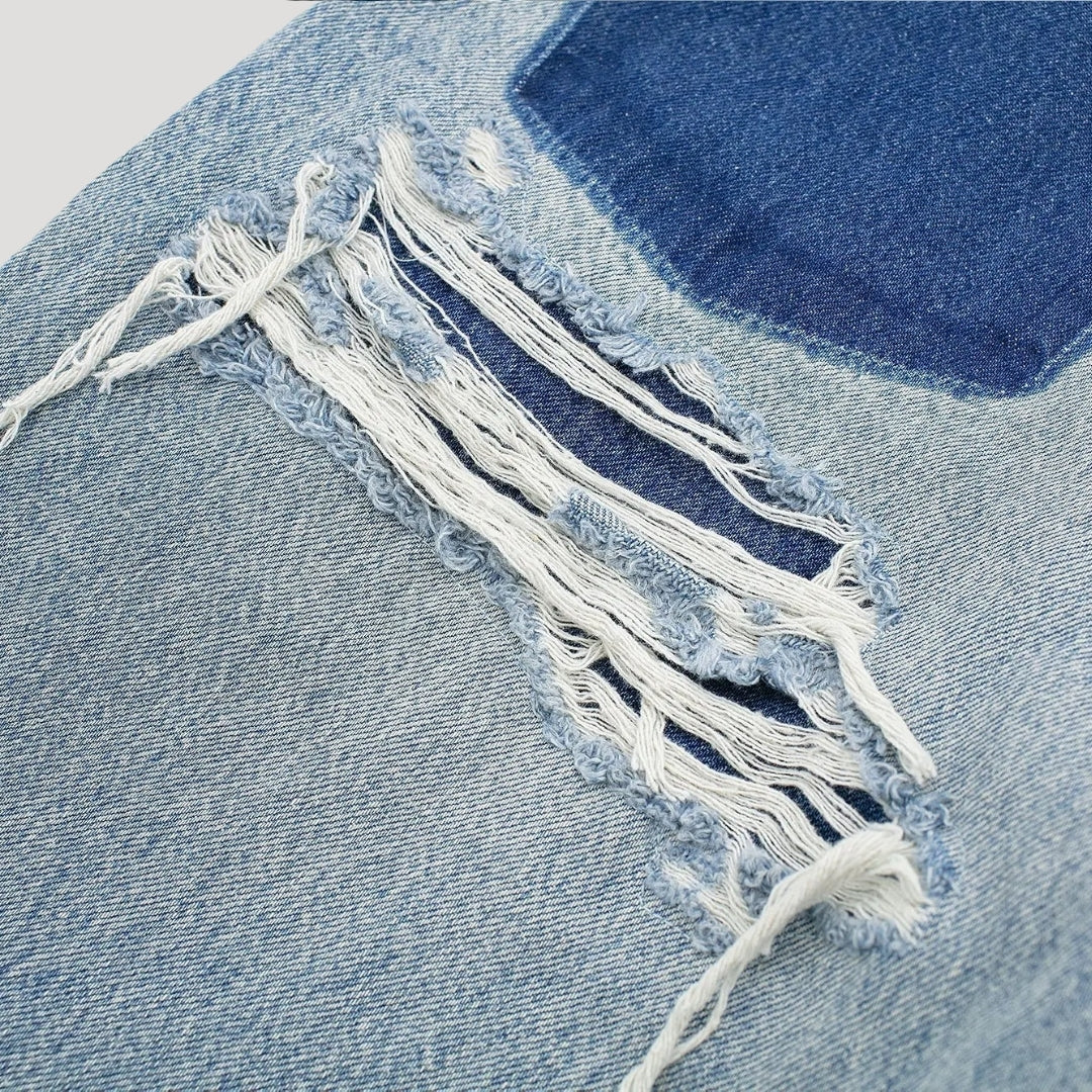 Vaqueros rectos – Denim lavado – Estilo minimalista para el día a día 4