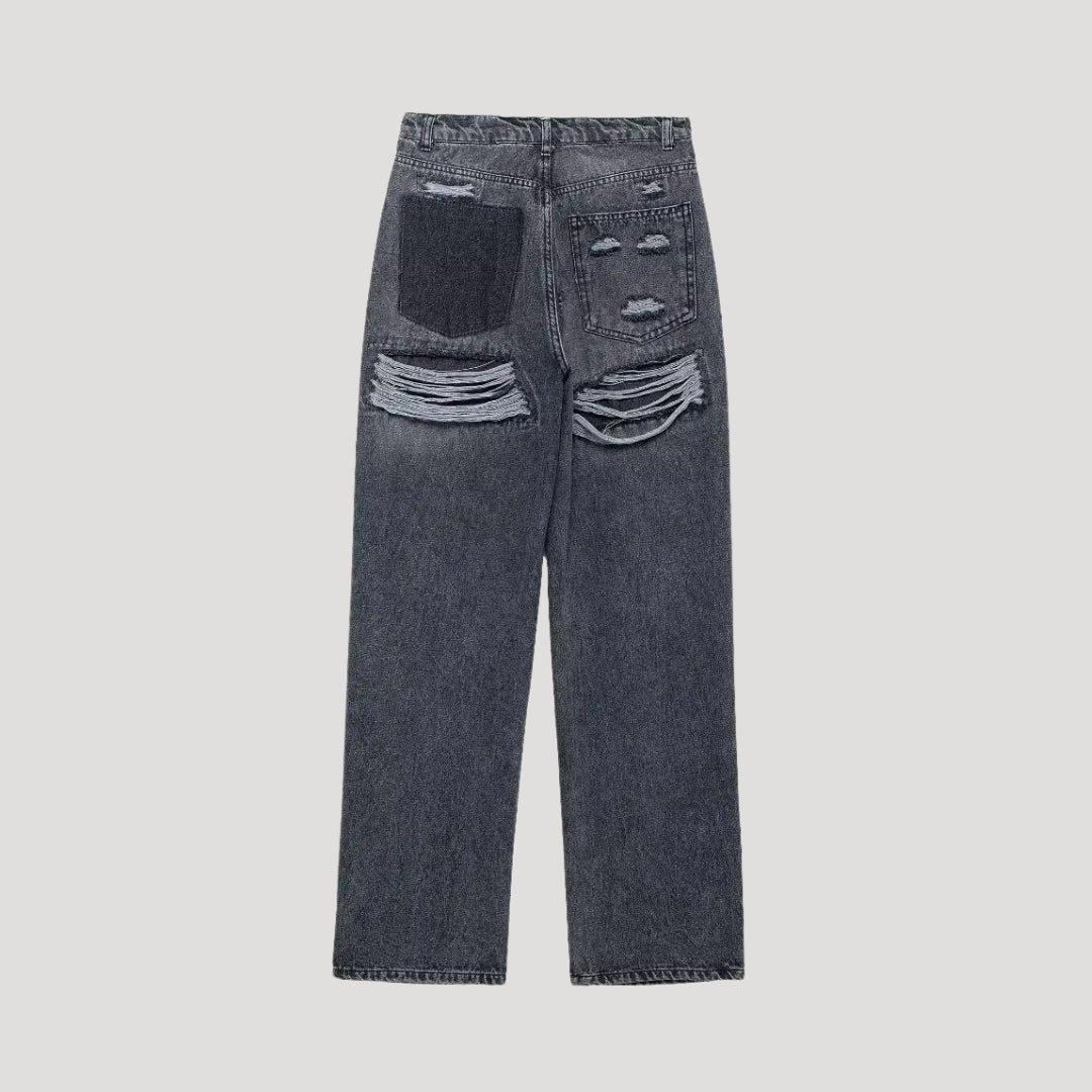 Vaqueros rectos – Denim lavado – Estilo minimalista para el día a día 9