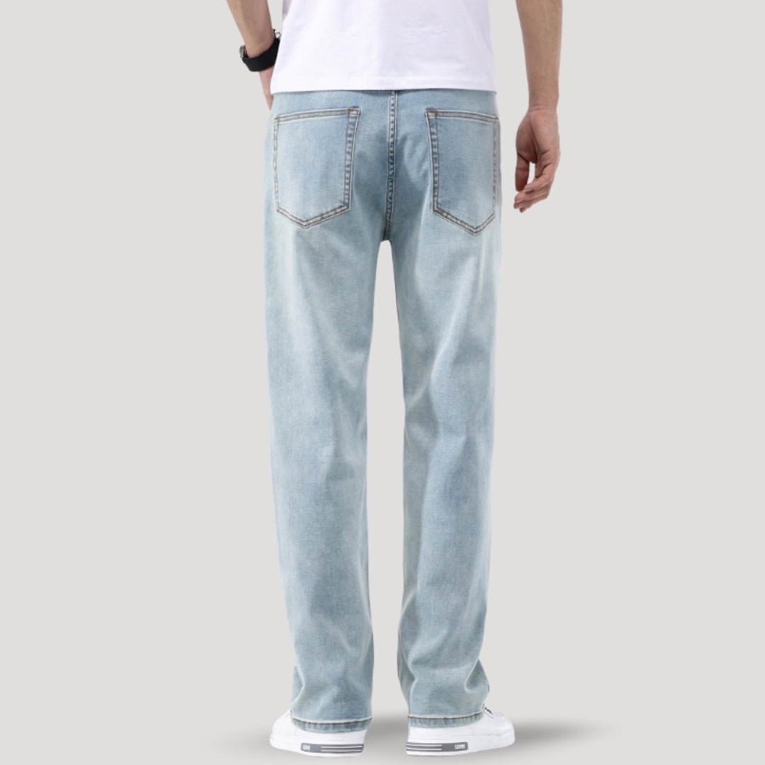 Vaqueros relajados – Pierna ancha – Lavado claro – Ajuste vintage 2