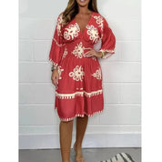 Vestido – Estampado vibrante – Estilo casual para salir 10