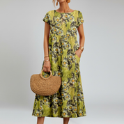 Vestido floral – Silueta fluida – Estilo elegante para el día y la noche 5