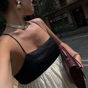 Vestido largo de lino – Talle imperio favorecedor – Look elegante para invitada de boda 1