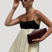 Vestido largo de lino – Talle imperio favorecedor – Look elegante para invitada de boda 4