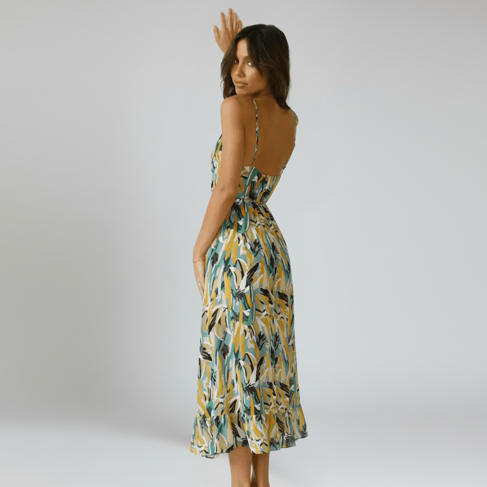 Vestido midi – Tejido transpirable – Vibras veraniegas sin esfuerzo 3