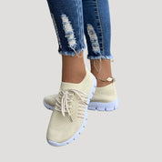 Zapatillas de senderismo de punto transpirables para mujer 3