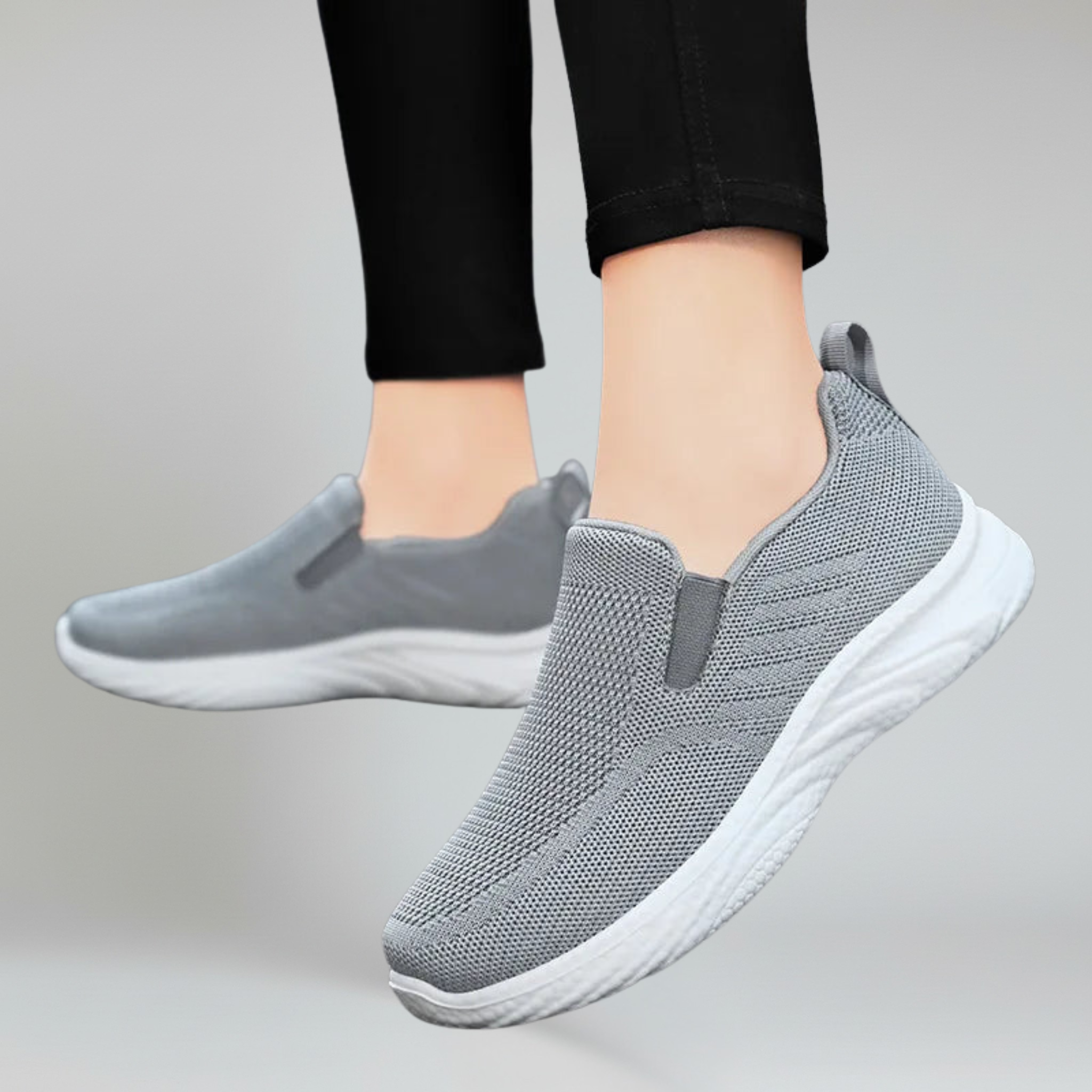 Zapatillas ligeras sin cordones para caminar 1