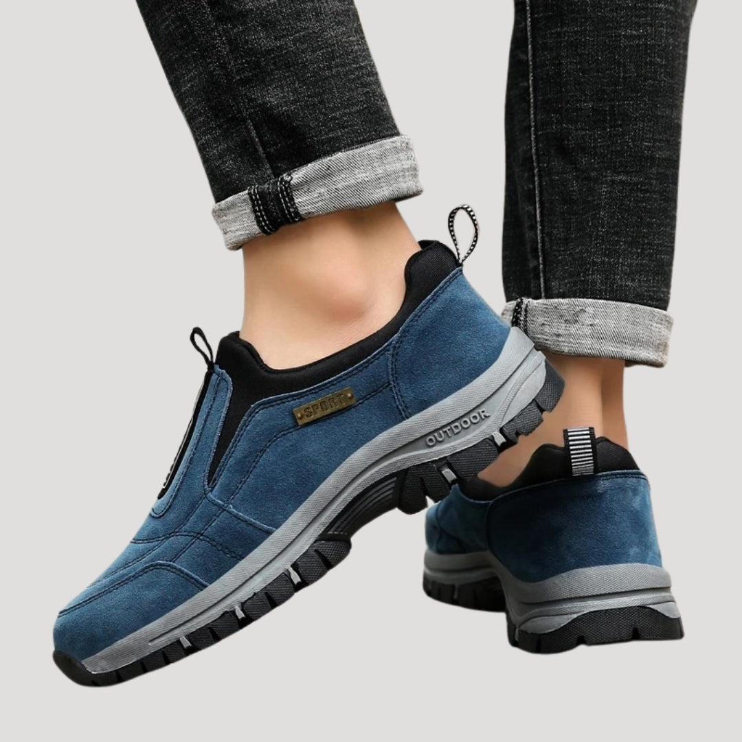 Zapatos de exterior sin cordones para hombre – Suela resistente – Estilo casual para senderos 1
