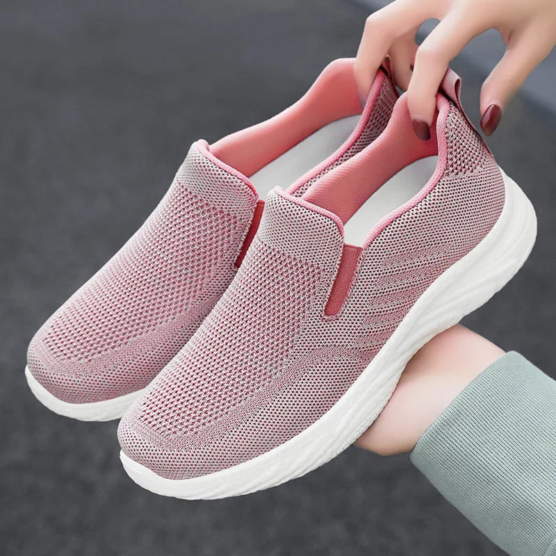 Zapatos para caminar Mocasines ligeros sin cordones 5